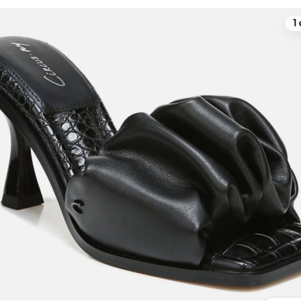 Circus by Sam Edelman Black Sculptural Heels